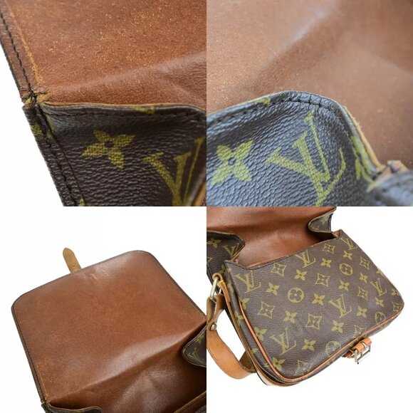 LOUIS VUITTON Cartouchiere MM Shoulder Bag Monogram Leather Brown M51253 69EC183 - Picture 16 of 16